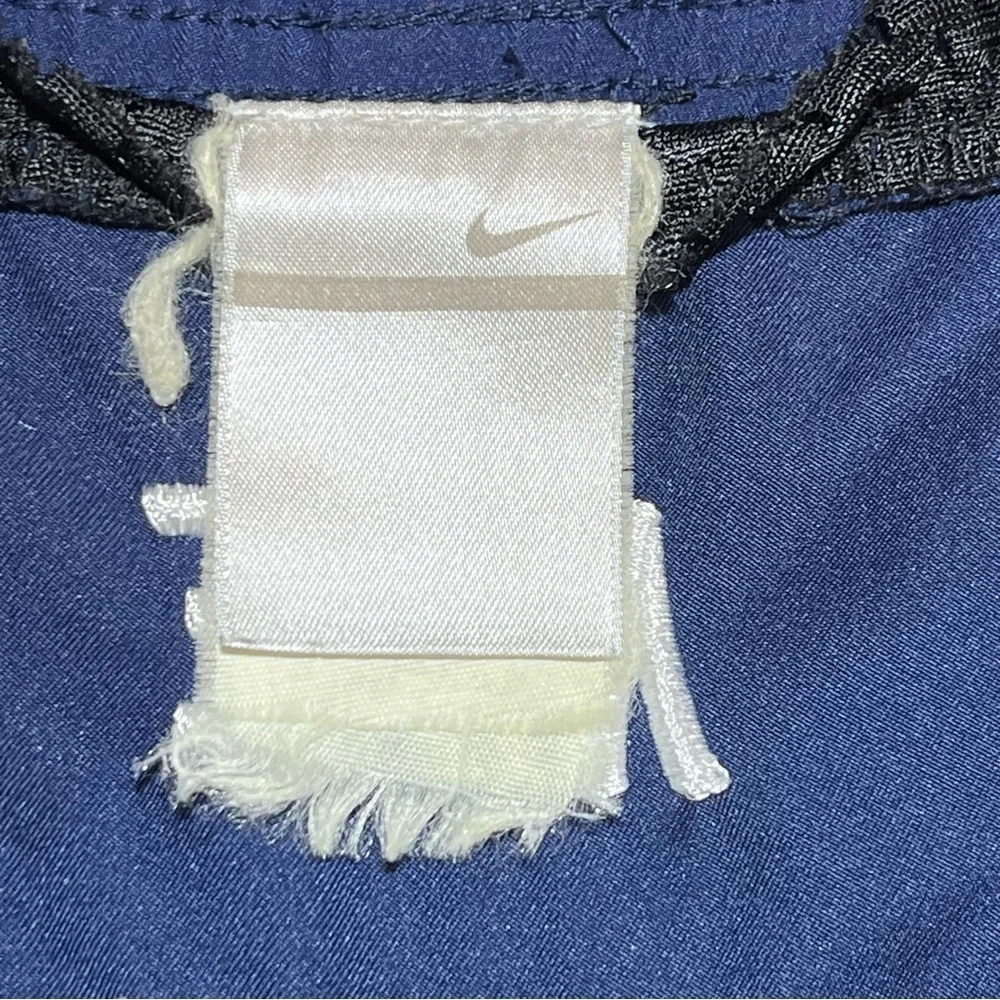 Vintage Y2K Nike Silver Tag Shorts Mens Size XL Navy Blue Athletic Drawstring